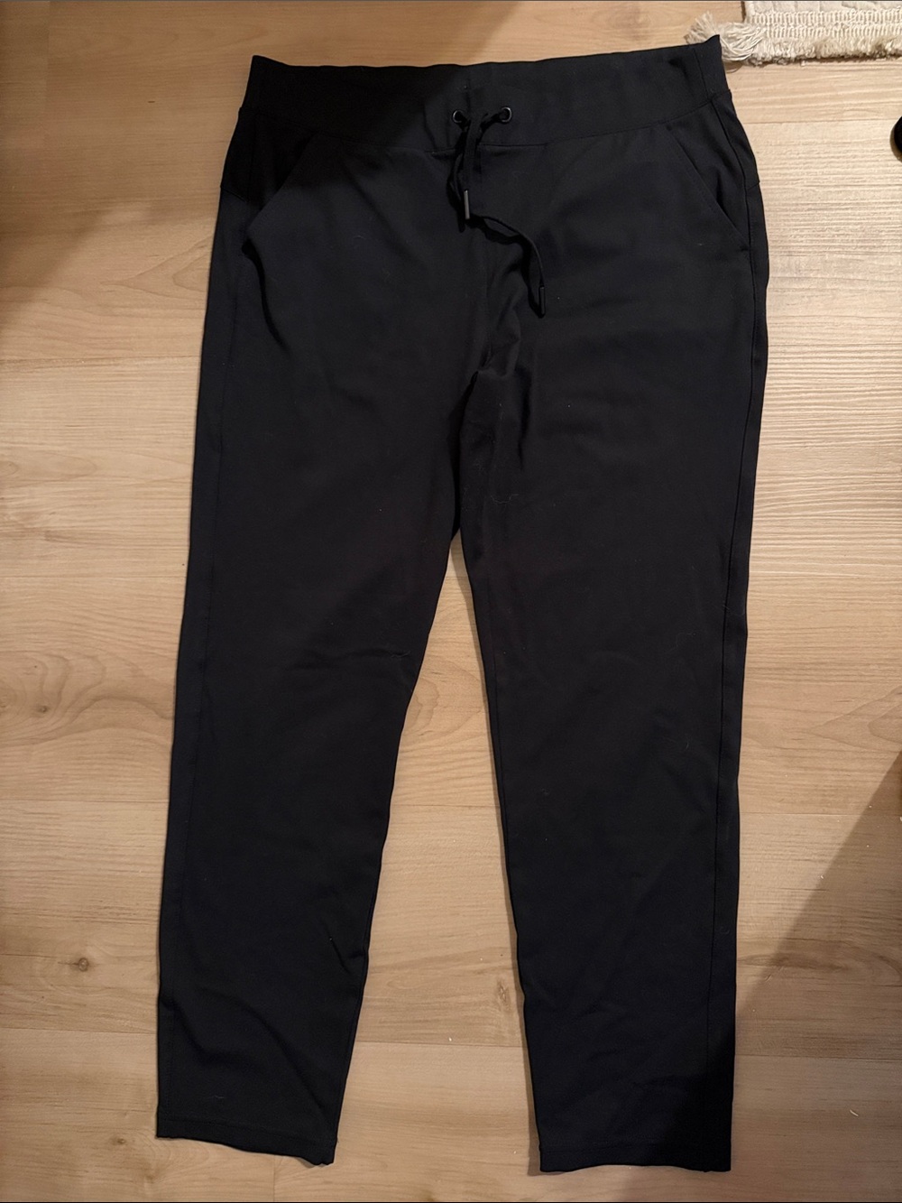 Yogalicious Women's Black Pull‑On Leggings with Drawstring